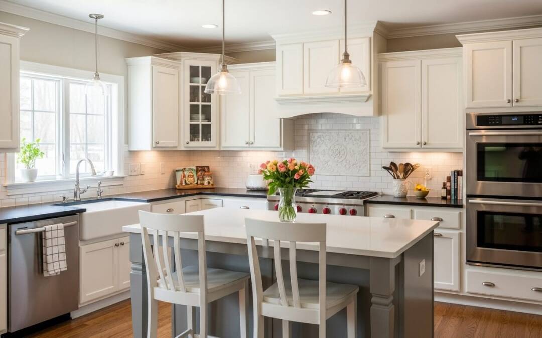 Cabinet Painting for Dallas Rentals