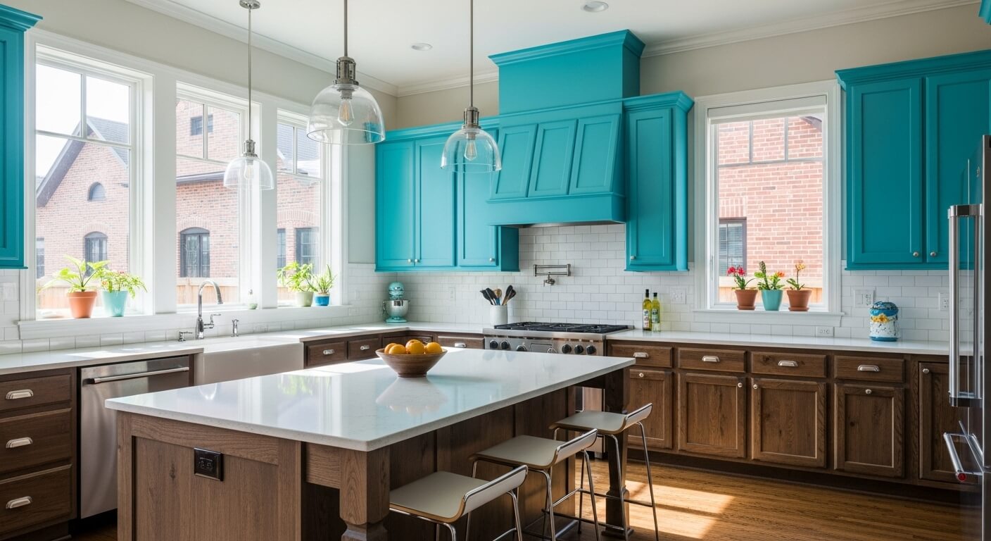 cabinet painting trends in Dallas