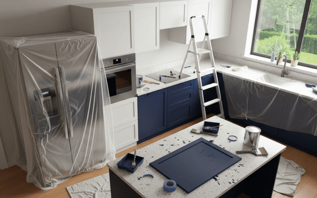 What Happens to Your Appliances During a Cabinet Painting or Refacing Project