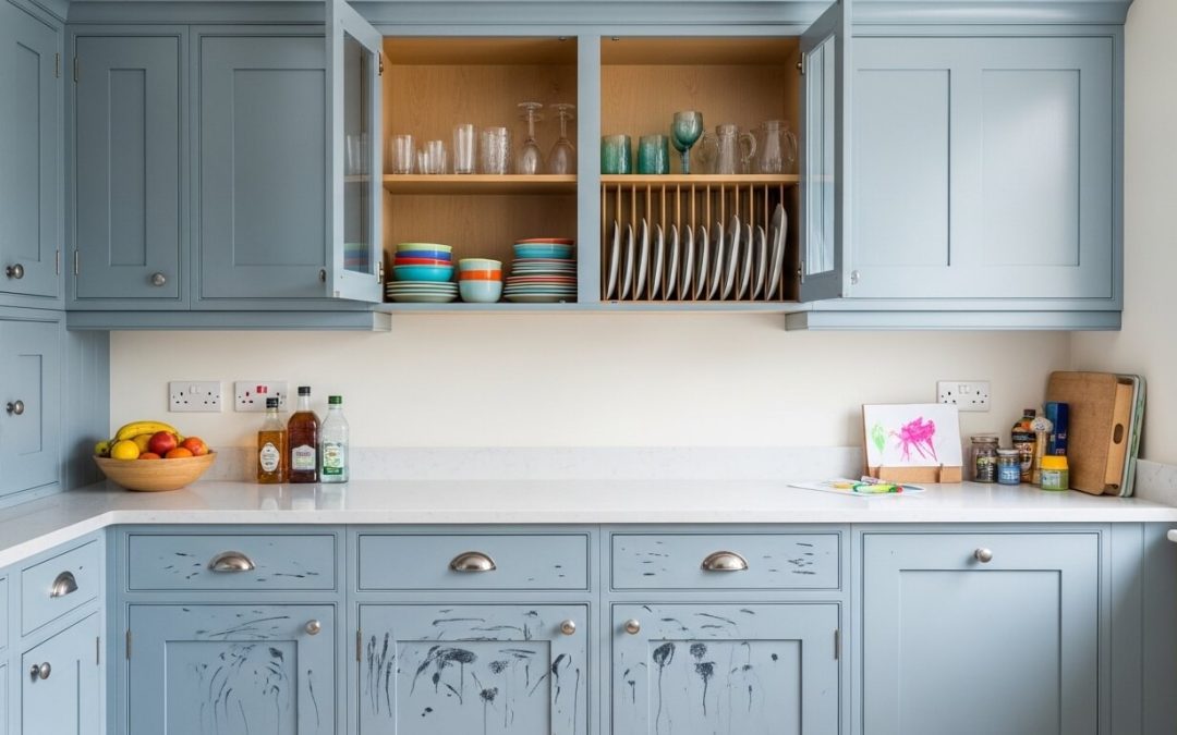 How Painted Cabinets Perform in High-Traffic Family Kitchens