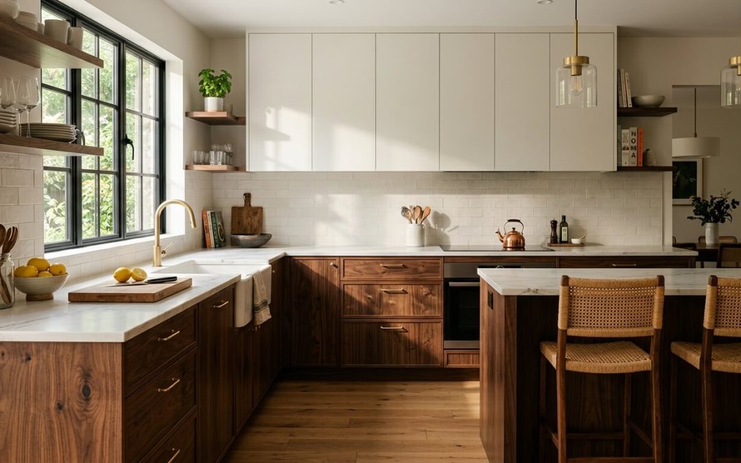 Cabinet Painting Options for Kitchens With Mixed Materials (Wood + Laminate)