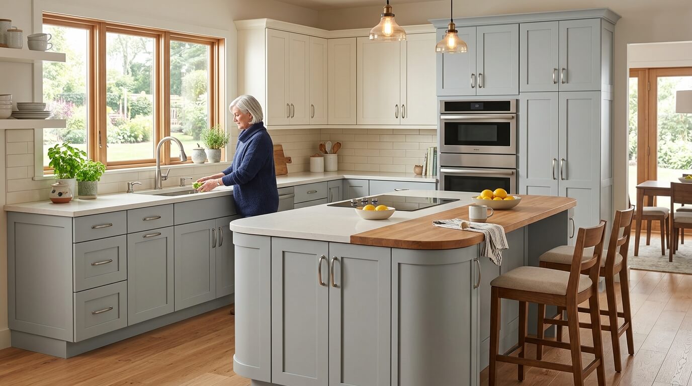 How Cabinet Painting Supports Aging-in-Place Kitchen Design