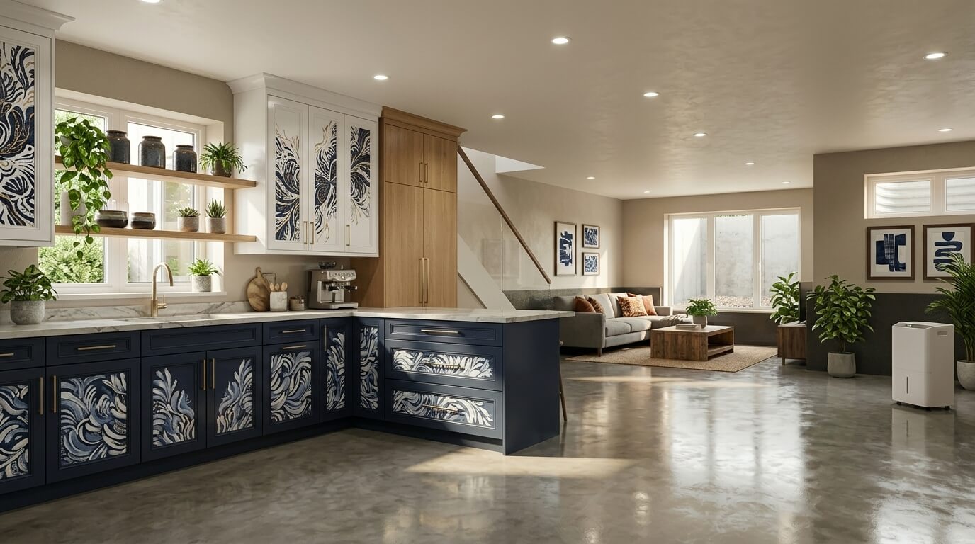 Cabinet Painting for Kitchens With Integrated Pantry Systems